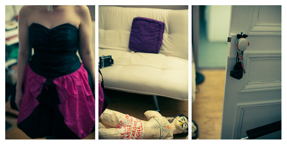 Amandine and Jackie - My Man Triptych by Tom Spianti