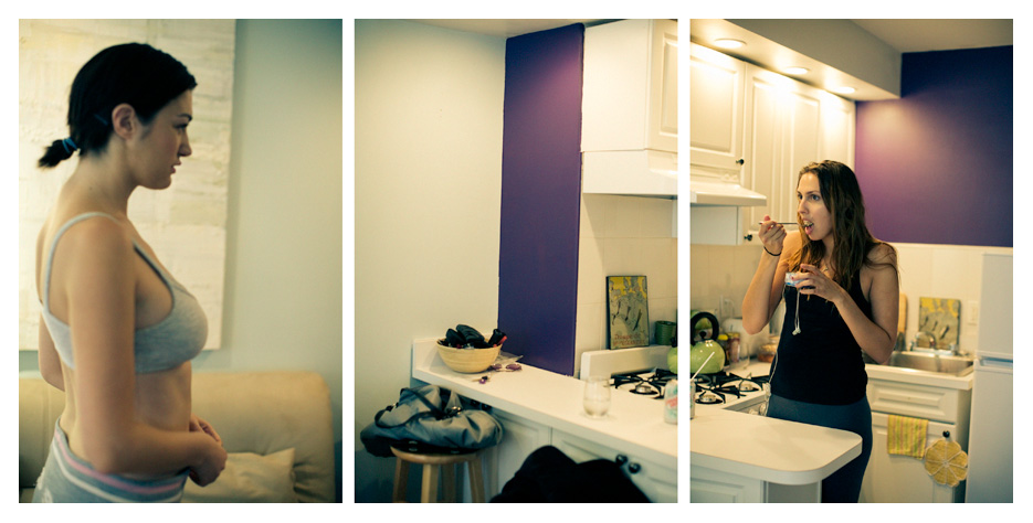 Persiana - Friend Eating Triptych by Tom Spianti