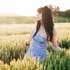 Emilie - Morning field triptych, photo by Tom Spianti
