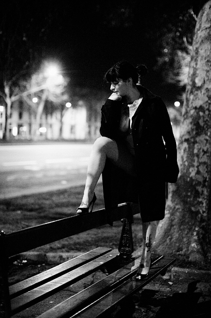 Armelle up on the Seat by Tom Spianti
